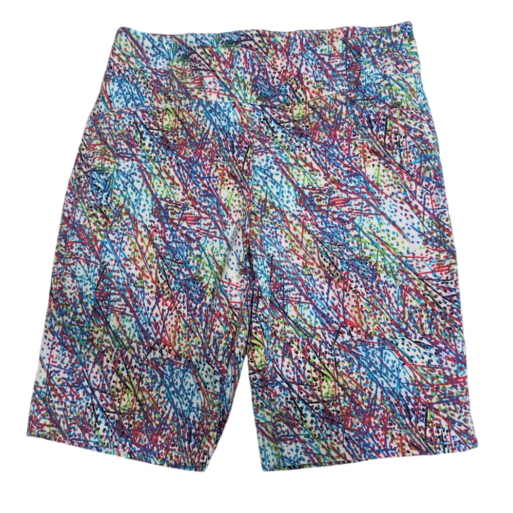 Attyre New York shorts, Biker Bermuda style multicolor women's size 6